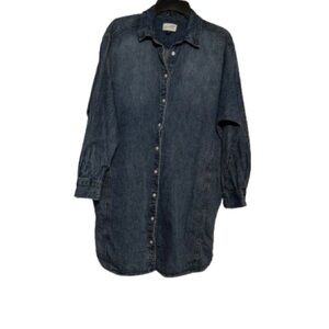 Universal Thread Blue Denim Shirt dress Medium